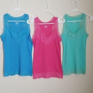 3 tops for 6.00 MOSSIMO TANK TOPS